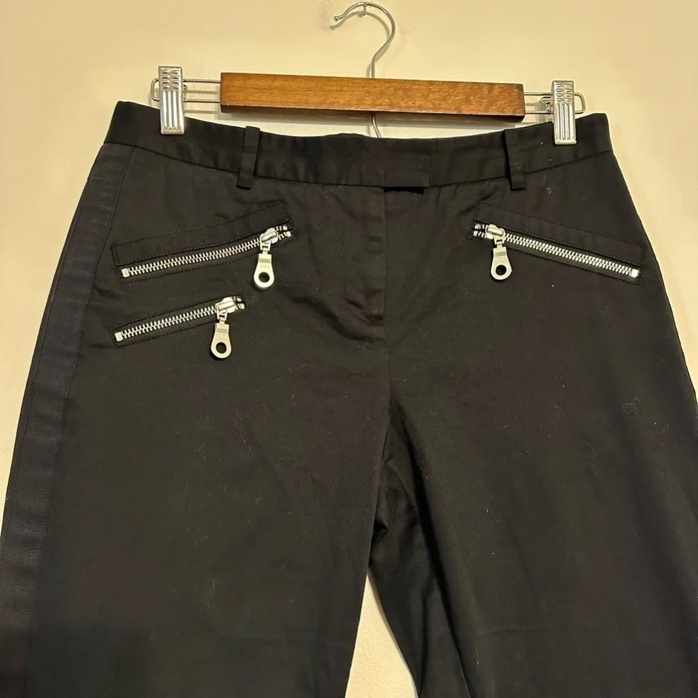 L.A.M.B. Y2K Punk Zipper Detail Ankle Pants size 6 - Picture 2 of 7